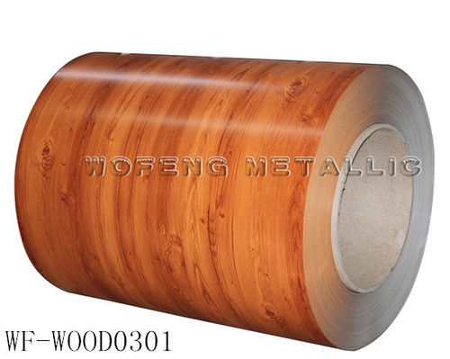 Wooden Grain Printed Galvanized Steel Coil