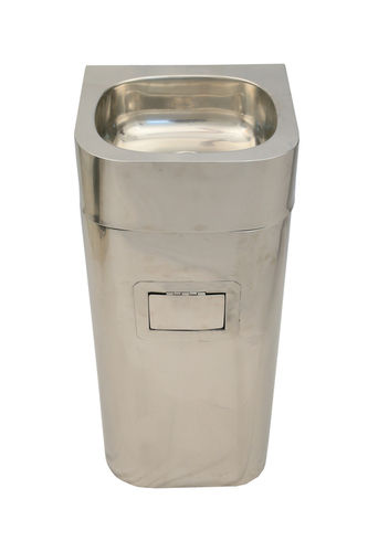 Ss Wash Basin With Waste Bin