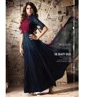 Navy Blue Color Indian Designer Wedding Pakistani Party Wear Anarkali Suits