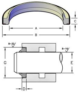 Wiper Seals - Durable Synthetic Material, Precision-Fit Snap Design | Effective Moisture and Contaminant Barrier