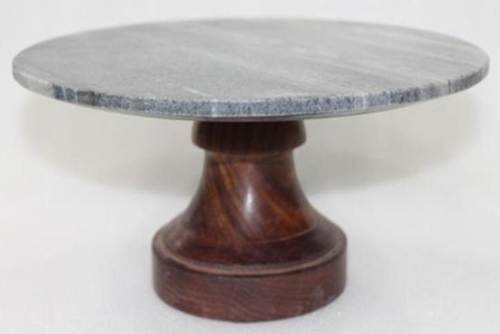 Grey Marble Cake Stand