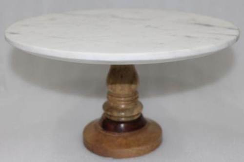 White Marble Cake Stand