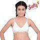 Elegant Embroidered Bra Guddie White