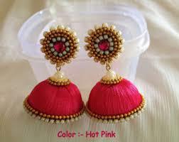 Silk Thread Earring