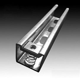 GI Strut Channels - Solar Panel Mounting System | Interconnectable with GI Brackets and GI Spring Nuts