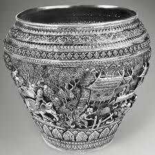 Silver Handicraft Flower Pot