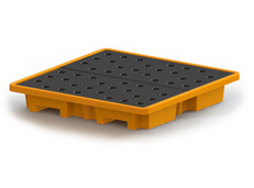 Four Drum Spill Containment Pallets