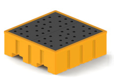 Four Drum Spill Containment Pallets Double Wall