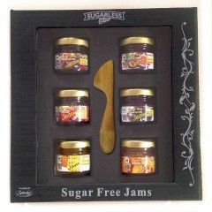 Sugar Free Mini Jams Gift Box Black