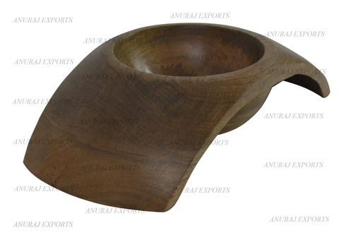 Wooden Designer Shaped Bowls Without Enamel