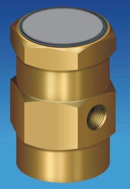 Vacuum Breaker - Brass Body with Stainless Steel Internals | Compact Design for Condensing Vapor in Boiler Feed Water Tanks