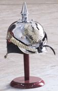 Pickelhaube Steel And Brass Prussian Fr Badge Officer Helmet