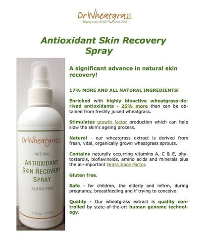 Drwheatgrass Skin Recovery Spray