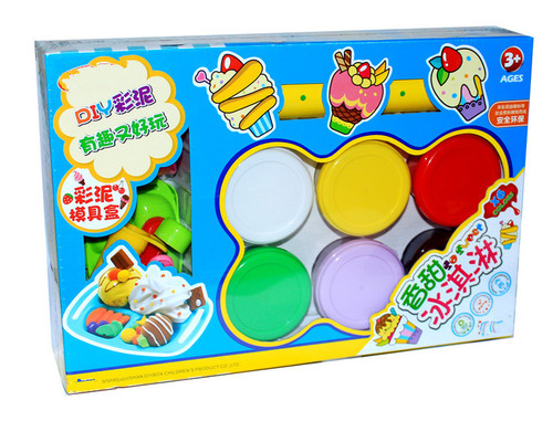 6 Colors Play Dough Gift Box With Tools By TOYSCLAY STATIONERY CO., LTD.