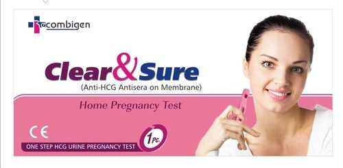 HCG Clear And Sure Pregnancy Test Card