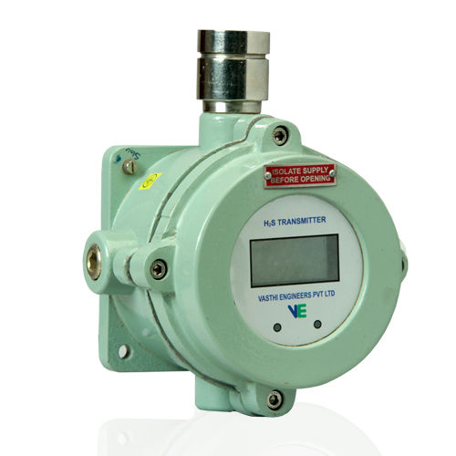 H2S Gas Detection System - Online Mains Operated Micro Controller, Alarm & Zero Facility for Accurate Gas Concentration Measurement