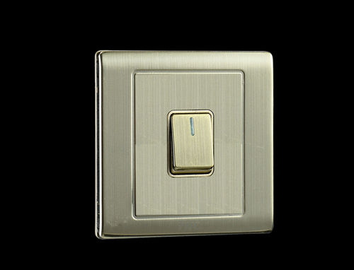 Stainless Steel Z9A Series 1 Gang 1 Way Small Button Switch