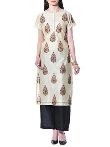 Ladies Hal Sleeves Cotton Kurti