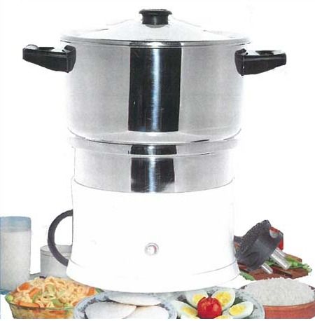 Electric Steam Cooker - Stainless Steel, Robust Design for Longer Functional Life | Leading Distributor with Precise Dimensions