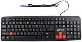 Usb Keyboard Black And Red Keys
