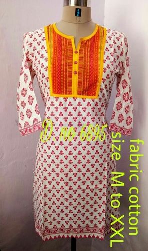 Printed Jaipuri Kurtis