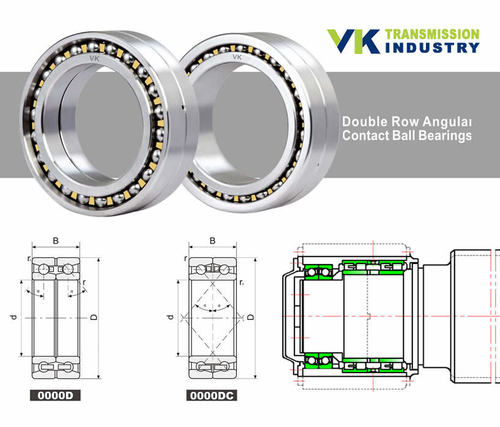 Double Raw Angular Contact Ball Bearing