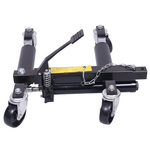 Black Color Mild Steel Material Vehicle Positioning Jack