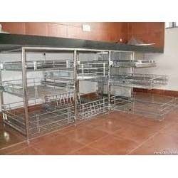 Powder Coating Pvc Kitchen Trolley