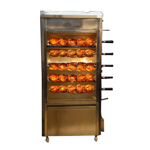 Floor Standing High Efficiency Electrical Chicken Grill Machine
