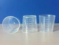  प्लास्टिक मापने वाले कप 