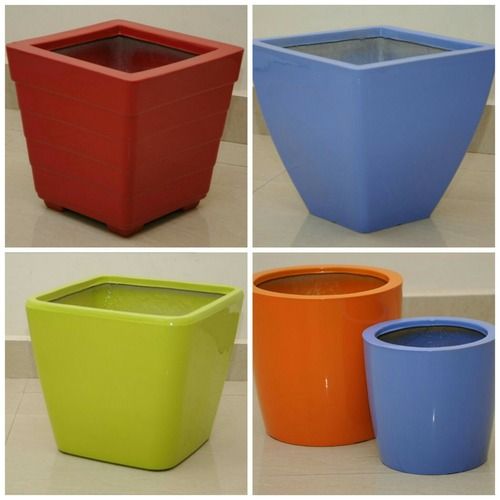 Fiber Pots - Quality Approved Fiber Material, Colorful Garden and Home Planters for Decorating Spaces