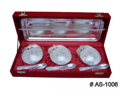 Silver Plated Bowl Set 7pc
