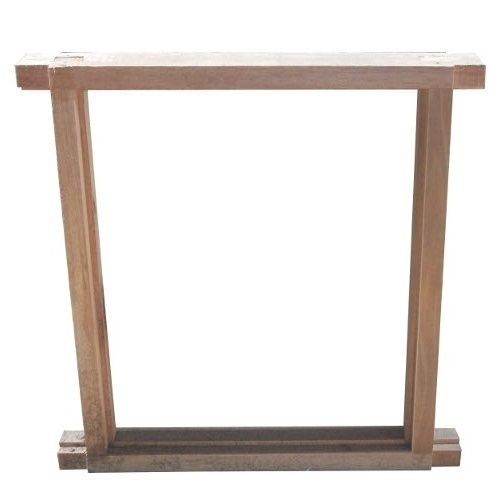 Square Shape Polished Finish Termite Resistant Solid Wooden Window Frames