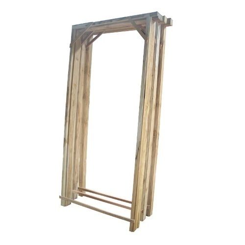 Wooden Antique Door Frames - Premium Quality Light Brown Finish | Easy To Install, Fine Finished, Optimum Design