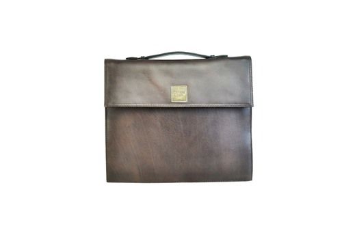 Leather Brown Gents Laptop Bag