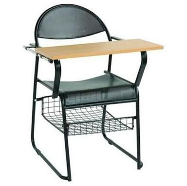 Writing Pad Chair - Steel Frame with Dismantle Writing Pad | Modern Design for Durability and Versatility