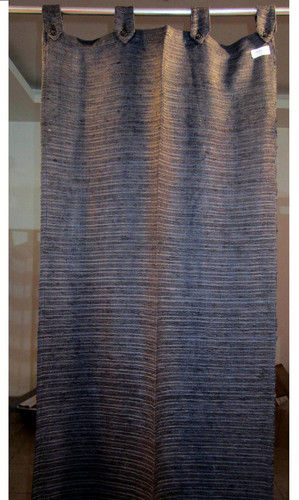 Brown Handmade Pure Silk Door Curtains