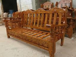 Wooden Sofa By FURNITURE BASKET