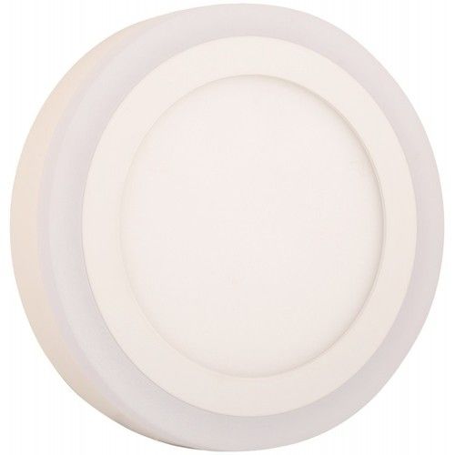 Led Surface Mount Switching Color Panel Light Round 18+3w