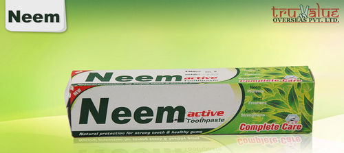 Neem Toothpaste - Natural Herbal Ingredients | Effective Oral Care Solution, Promotes Healthy Gums