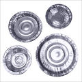 Silver Laminated Disposable Paper Plates