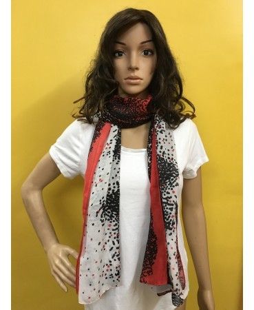 Red Printed Stoles