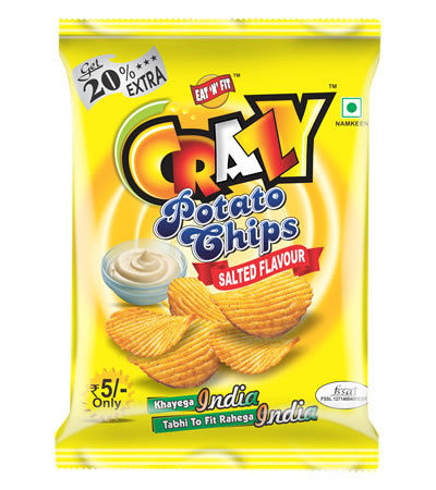 Crazy Chips Salted Flavour