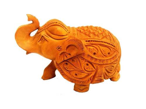 Wooden Elephant Carving