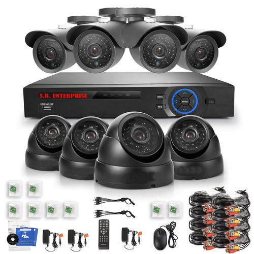 High Definition Cctv Camera Kits Weather Proof