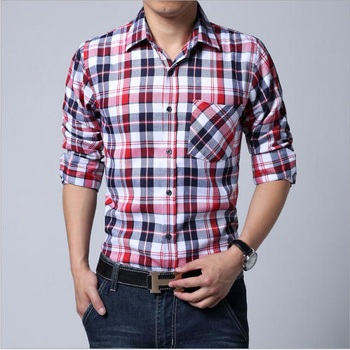 Men's Full Sleeves Check Shirts