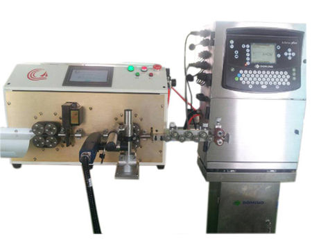 HC-608PMJ Automatic Wire Cutting And Stripping Inkjet Marking Machine