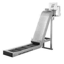 Chips Collecting Conveyor - Metallic Structure, Self-Gripped Slats | Heavy-Duty Belt, Customizable Slopage Design