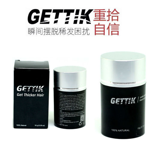 Gettik Brand Get Thick Hair Building Fibers Recommended For: Men And Women