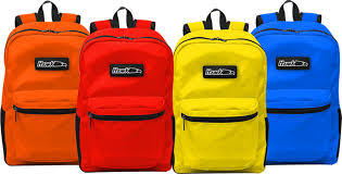 Multi Compartment Plain Back Pack